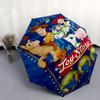 Toy Story, Woody Automatic Opening and Closing Umbrella, Compact Travel Umbrella, Lightweight and Portable, Suitable for Beach Commuting Bus