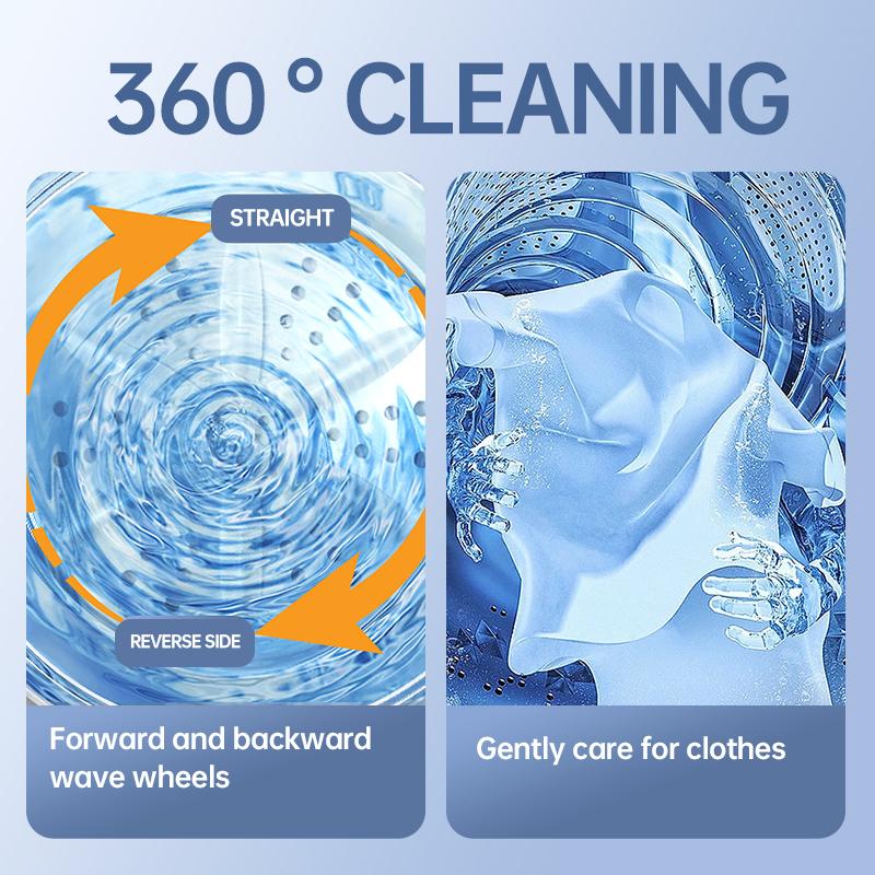 F1 portable mini washing machine with USB charging, silent and fully automatic washing machine, a must-have for dormitory travel