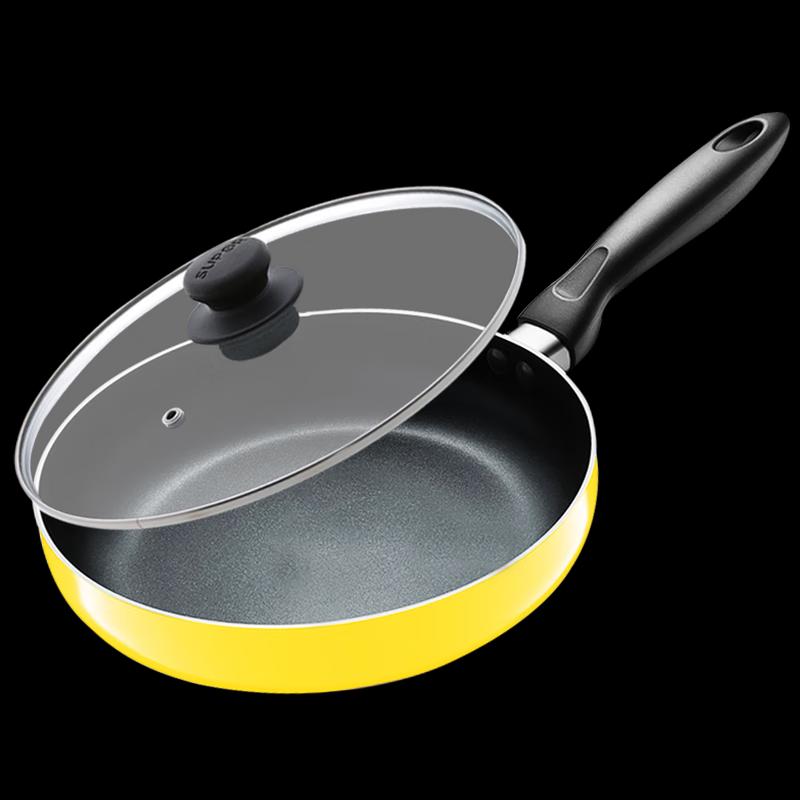 Supor 28cm Fine Iron Frying Pan with Lid