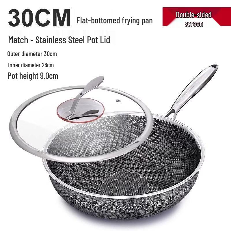 ZWILLING 316 Stainless Steel Honeycomb Non-Stick Wok