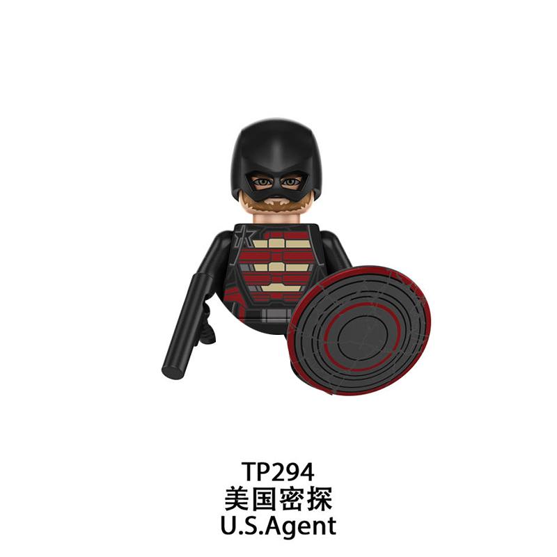 Thunderbolts Black Widow Building Blocks Daredevil  Bricks Taskmaster For Toys Gifts Children Mini Action Figures Party GIFTS