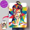 David Bowie Pop Art Portrét D Textura Tištěný Plakát Vlastní Vintage Kovový Plechový Značka pro Nástěnné Umění Domácí Dekorace Příslušenství