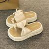 Guochao Popular Sandals Women's 2024 New Summer Wear High-end Roman Shoes Platform Muffin Casual Beach Shoes
