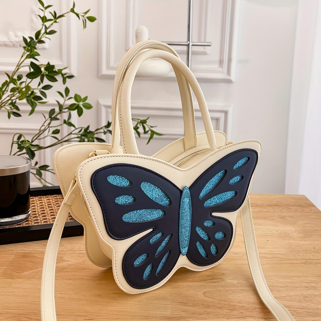 Y2K Streetwear Fashion Dark Spicy Personality Sweet Cool Handbag Crossbody Bag for Women Cute Butterfly Bag