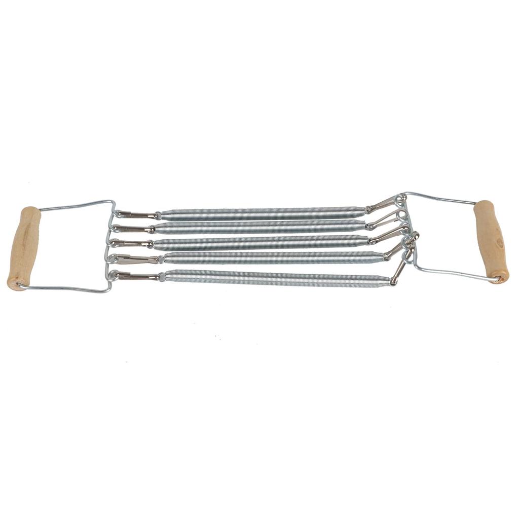 Expander thoracique, Poignée en bois, Ressort détachable, Équipement d'exercice musculaire et de fitness pour la maison, Hommes, Expander thoracique 7-en-1 Développeur