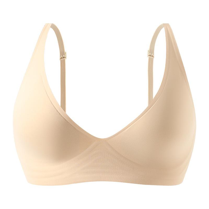 Women Seamless Push Up No Wire Comfortable Bra