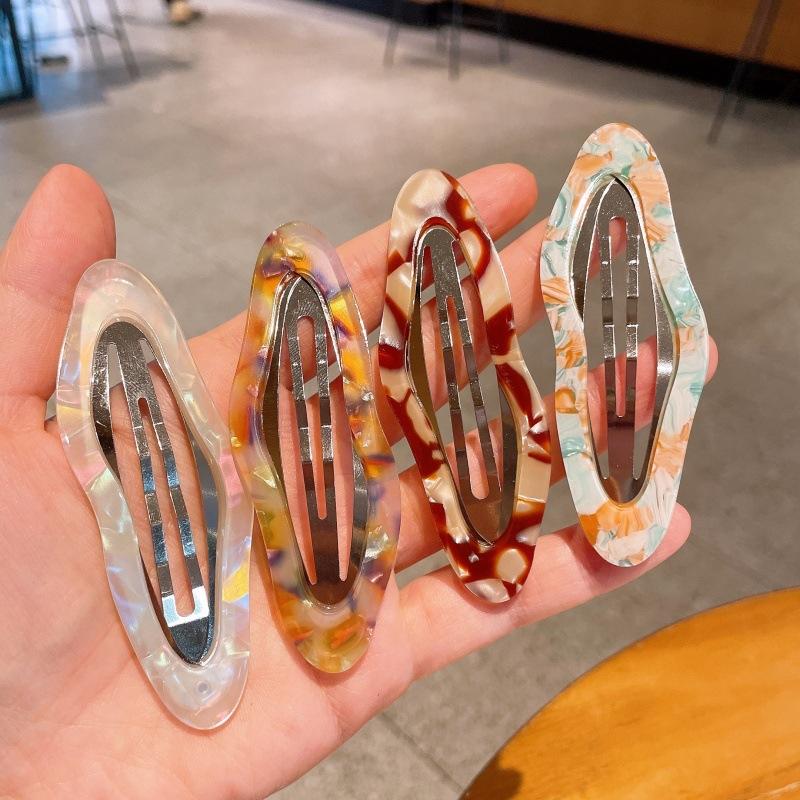 New Vintage Geometric Cloud Side Bangs Hairpins BB Clip Sweet Make Up Hair Clips Barrettes Headwear Girls Women Hair Accessories