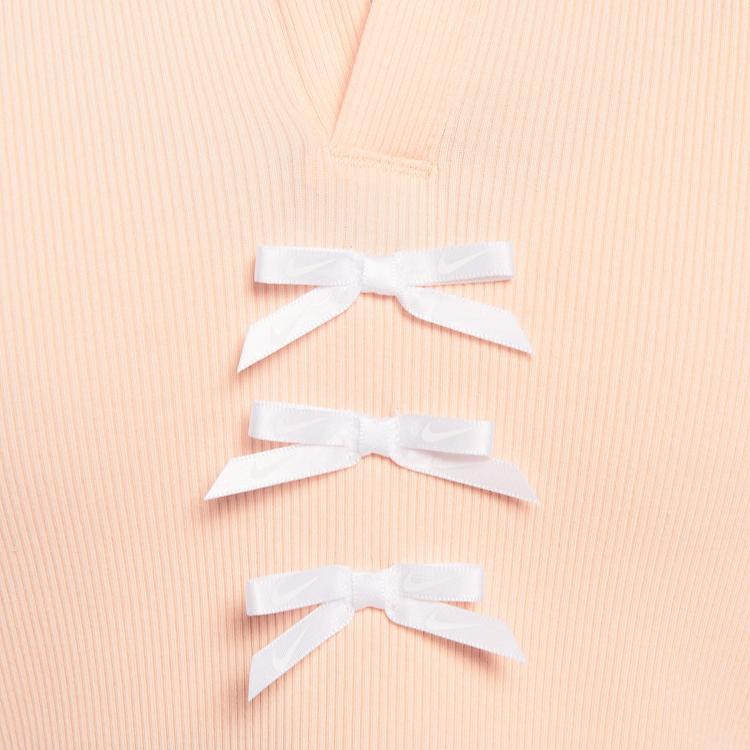 Nike Sportswear Polo Soft Slim Fit Short Sleeve T-Shirt Women Tops IM3393-664