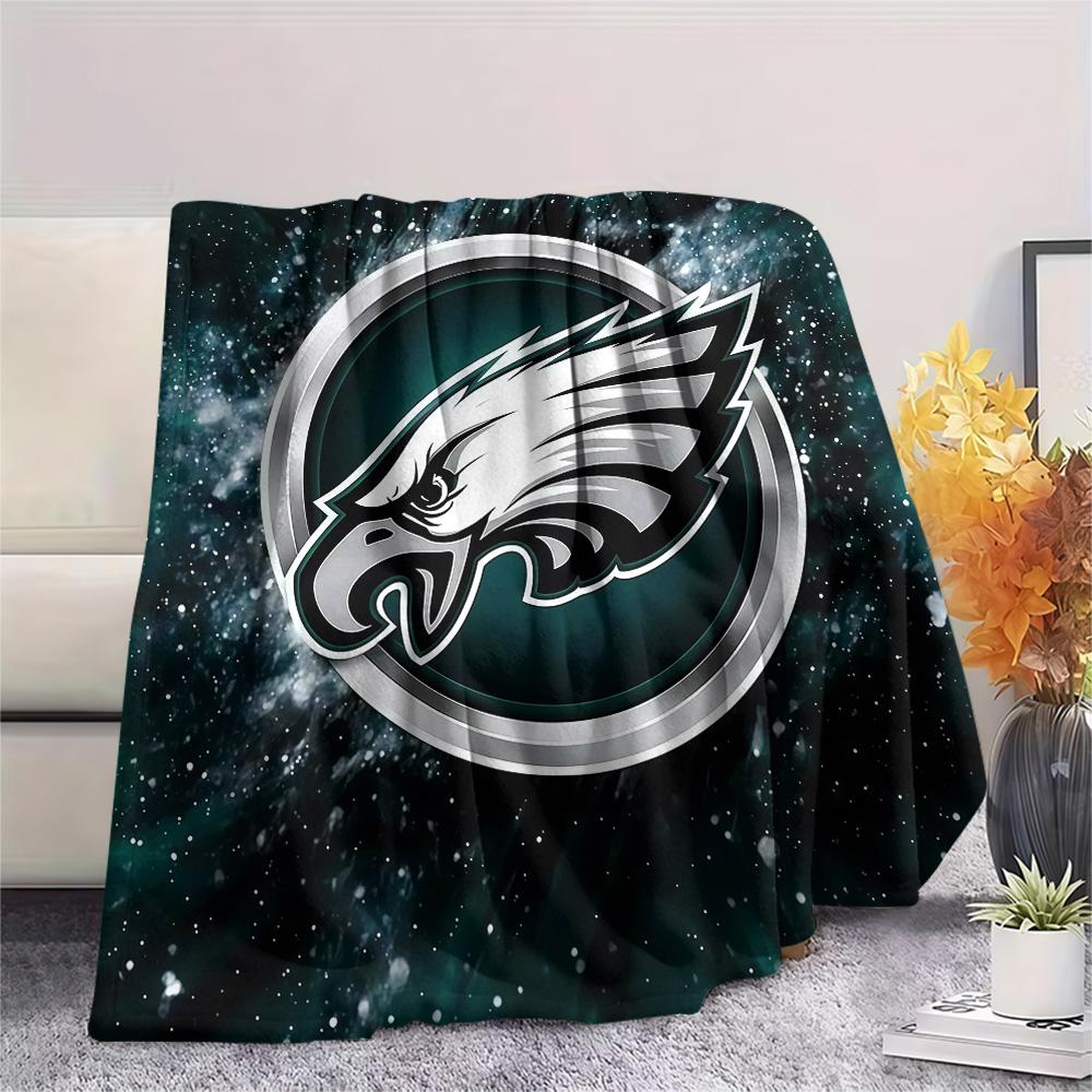 Philadelphia Eagles Flannel Blanket, High quality Comfortable for All Seasons, Home Decor, Warmth and Comfort