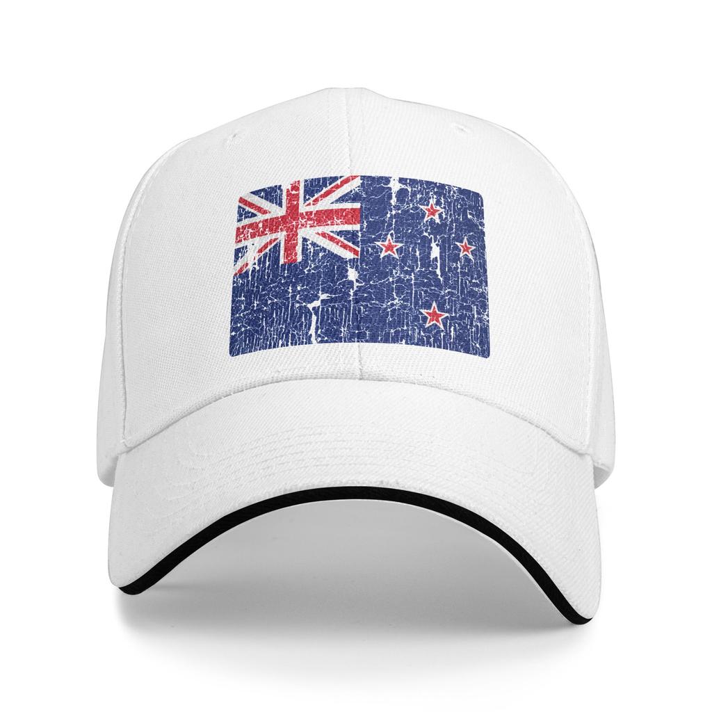 Vintage Novozélandská vlajka Slunce Baseballová čepice Jaro Unisex Unisex Hip Hop Čepice Vysoká kvalita Klasické Kpop Rock Baseballové čepice