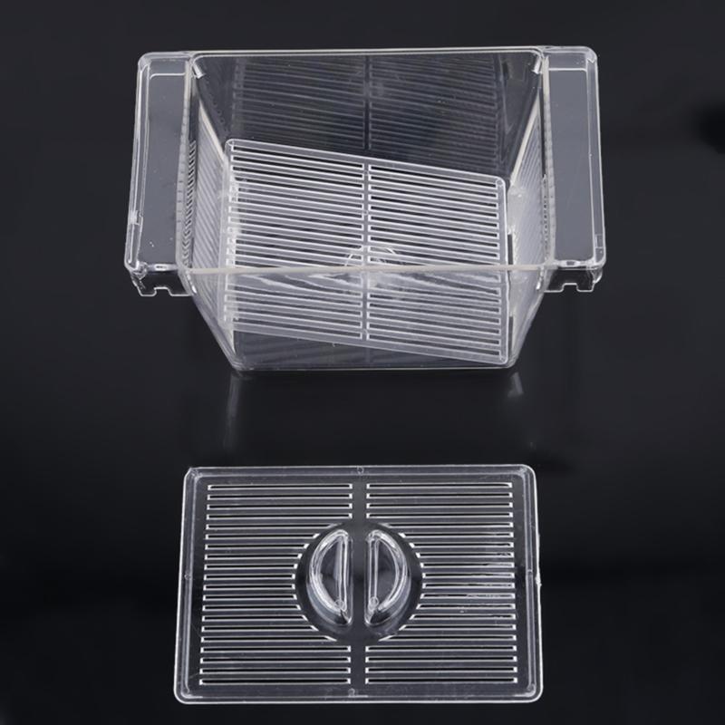 Aquarium Acrylic Fish Tank Breeding Isolation Box Aquarium  Isolation Breeder Hatchery  Holder Accessories Fish Supplies
