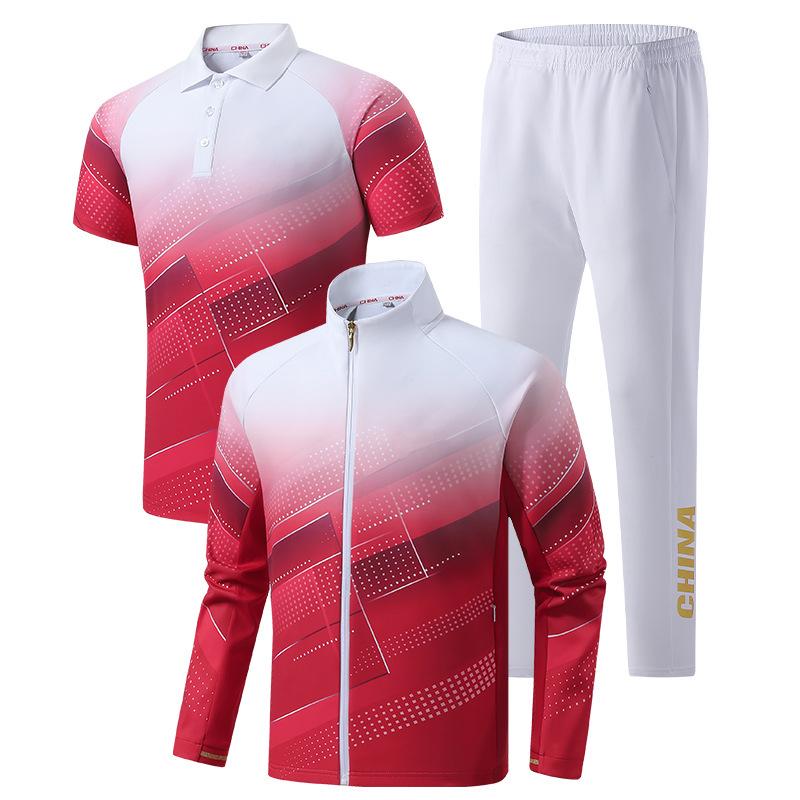 Chinese Team Sports Uniform Set for Student Training and Performances