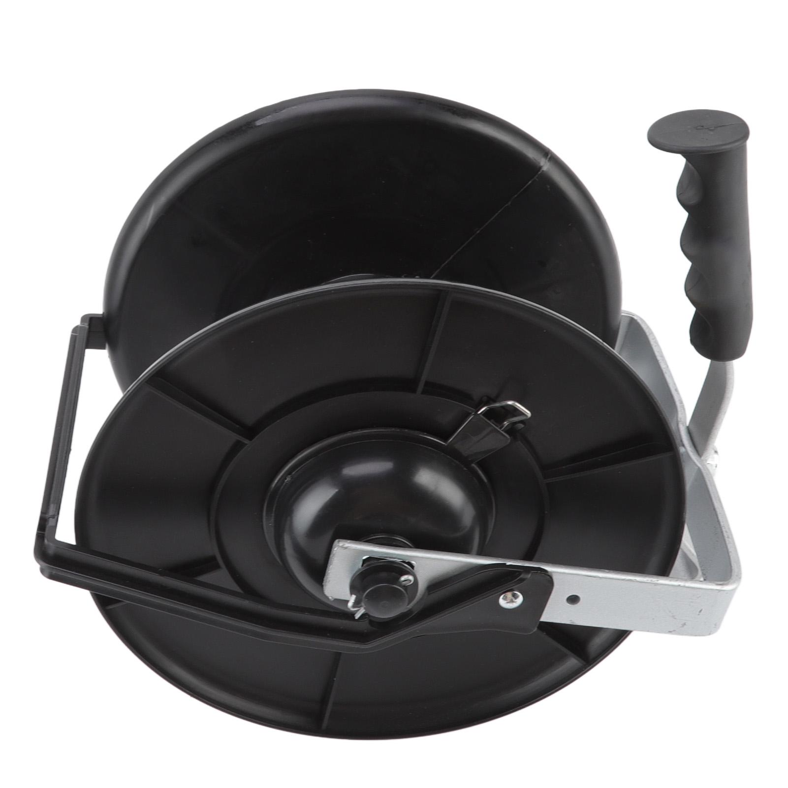 

Катушка для проволоки для электрического забора, ручная высокопрочная катушка из АБС-пластика, Электрическая катушка для веревочного шнура, Электрическая намоточная машина для веревки для фермы MLD 005 чёрный