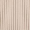 Pouf coffre pliable "Arum" velours côtelé Atmosphera - Ivoire -