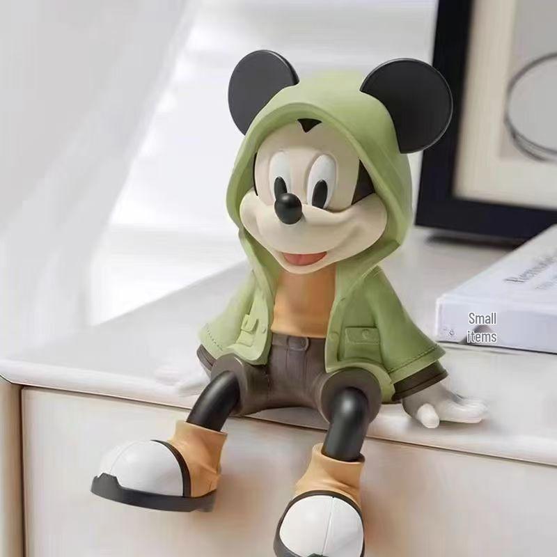 Cape Adventure Mickey Mouse Sitting Figurine for Living Room TV Cabinet