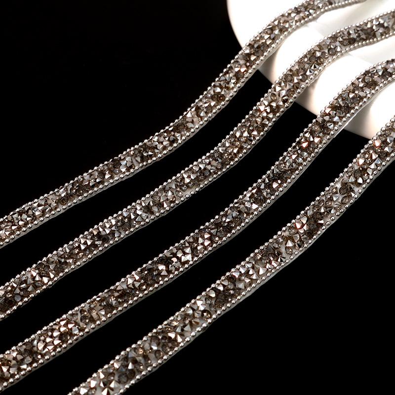 Self-Adhesive Rhinestone Strip Resin DIY Jewelry Stickers