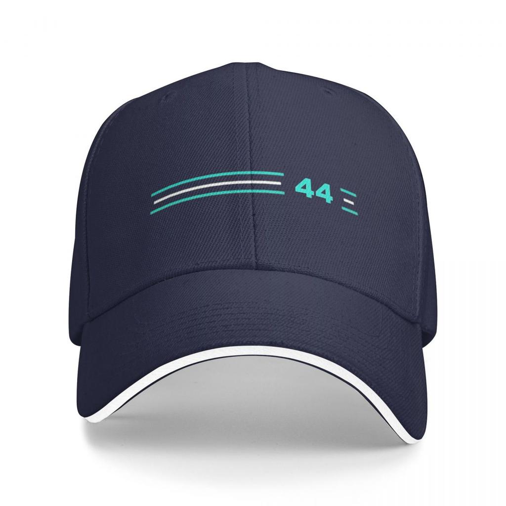 Hamilton 44 F1 Car Race Washed Unisex-Baseballkappe, winddicht, Trucker-Snapback-Kappen, Papa-Mütze, Golf-Hüte