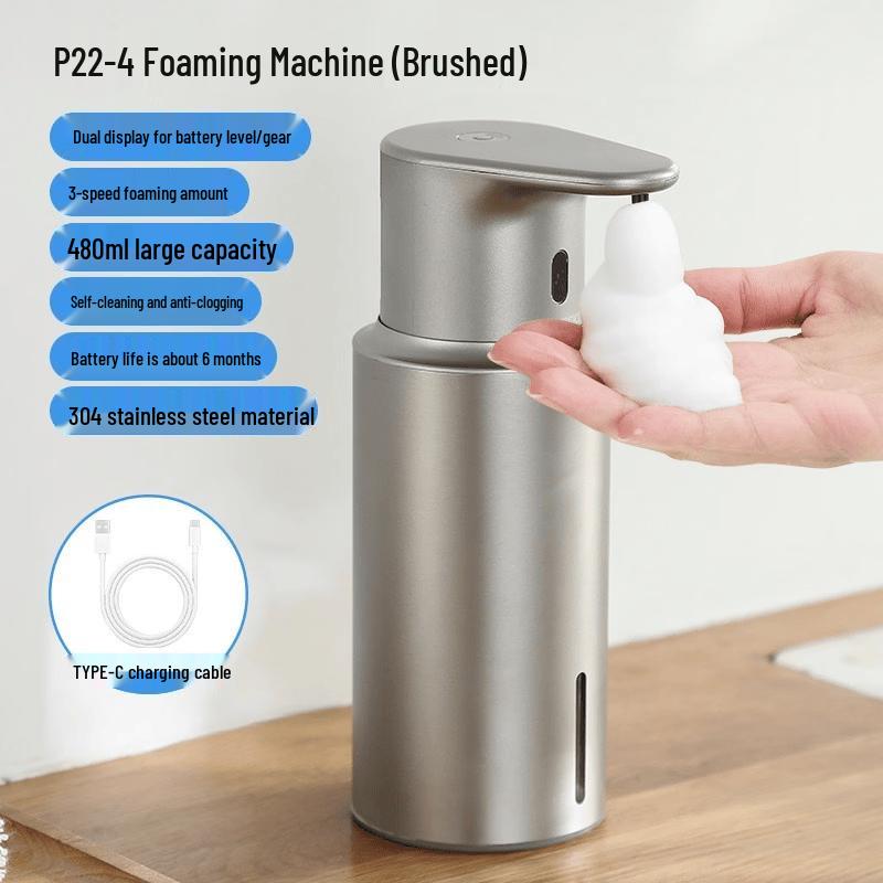 Stainless Steel Automatic Foaming Soap Dispenser