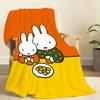Kawaii MMiffyS Blanket Soft Throw Blanket for Home Bedroom Bed Sofa Picnic Travel Office Rest Cover Blanket Gift