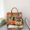 Borsa di Grande Capacità - Borsa a Mano/a Spalla Tote in Stile Vintage - Borsa Monospalla di Nicchia