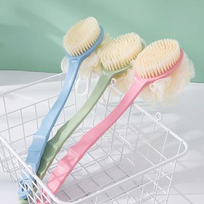 Gentle Shower Massage Long Handle Soft Bristle Bath Brush Shower Brush Exfoliating