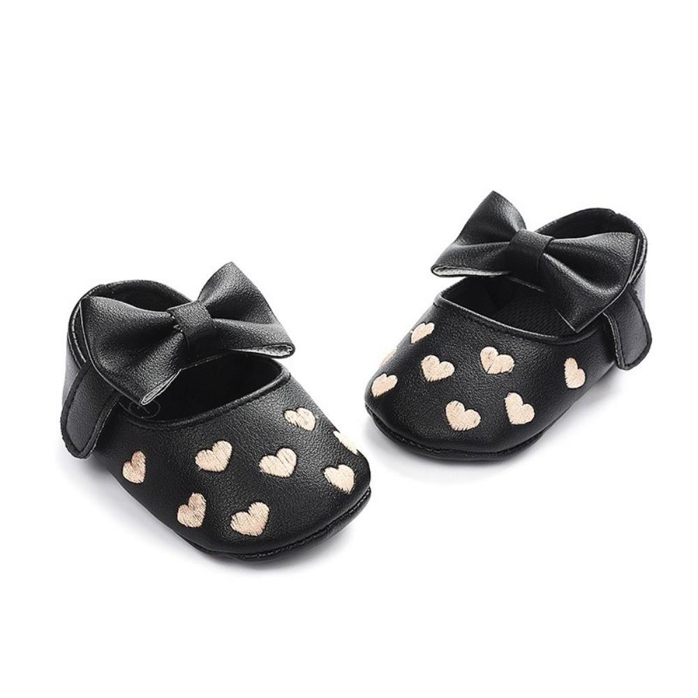 Cute Appearance Toddler Shoes Love Bow Newborn  First Walkers Cute Crib Shoes  First Steps