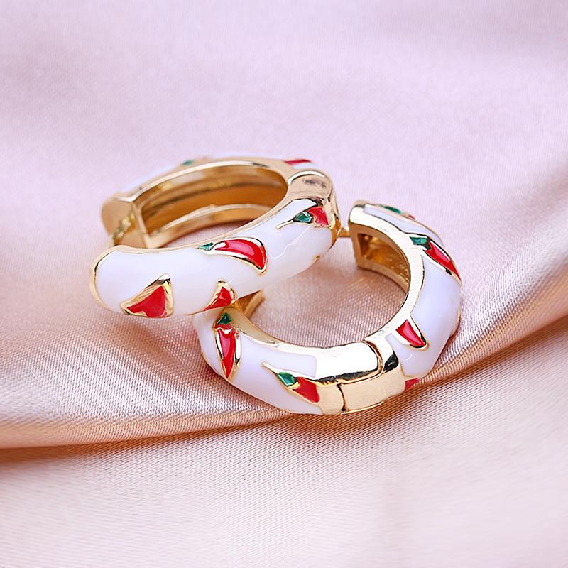 KNIKOO Runde klips øredobber for kvinner Mote øredobber Jewerly For bryllupsfest gaver