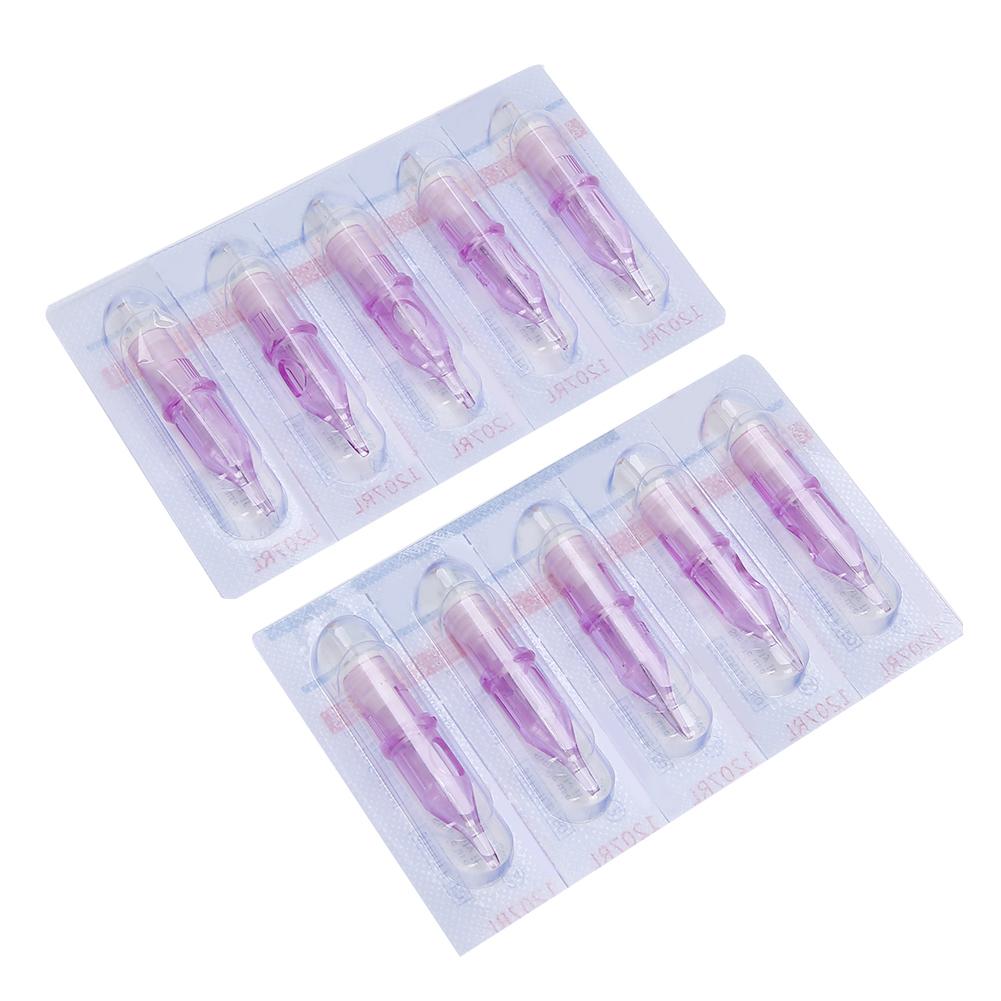 10pcs   Box Disposable Tattoo Needle Tattoo Machine Pen Cartridge Needle Accessory