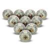 Golden Print Knobs for Door Drawer Cabinet Cupboard Dresser Kitchen Furniture Hardware Wardrobe Pull Handle for Home Decor Pack of 6, Light Green