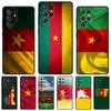Cameroon National Flag Phone Case For Samsung Galaxy S24 S25 S23 S22 Ultra Note 10 20 Plus S20 S21 FE Cover