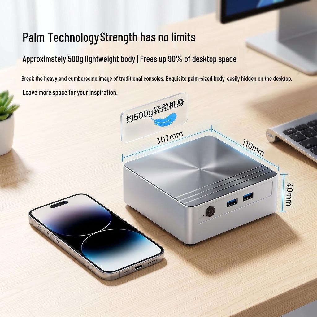 AMD Ryzen Mini PC - R3/R5/R7, Compact Barebone Desktop for Home & Office