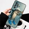 Tung Tung Sahur Anime Art For Samsung A73 A72 A71 A55 A54 A53 A52 A51 A13 A22 A16 A15 A12 A14 A26 A07 5G Black Phone Case