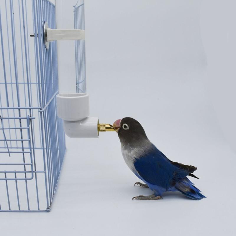 Water Bottle Automatic Feeder for Birds Guinea Pigs Hamsters Small Animals No Drip No Leak for Pet Cages 4.4oz