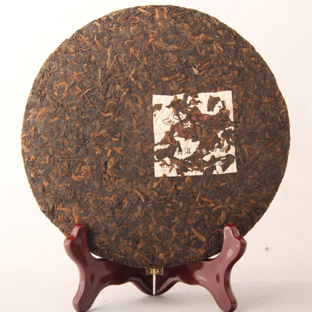 

Pu-erh Black Tea Cake Early Spring Ripe 357g Natural Herbal 01