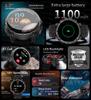 1100mAh Large Battery Durable Adult Smart Watch GPS Strong Flashlight 10ATM Waterproof BT Call Sport Smartwatch Men