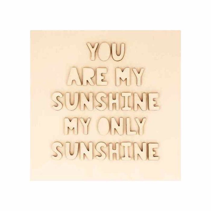 Frames - Sunshine - 15x15 Cm - Light Wood - Mixed - Children