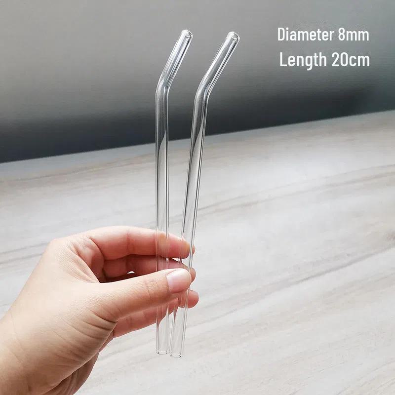 

Чехол для соломинки из бамбука, ложка с деревянной ручкой, крышка для стеклянного стакана, подставка под стакан, щетка для мытья стаканов, щетка для мытья соломинки - набор аксессуаров для стаканов 2 straws 20cm