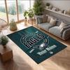 Tappeto in Velluto di Cristallo Philadelphia Eagles, Tappetino Personalizzato con Testo Nome Antiscivolo per Arredamento Casa Regalo