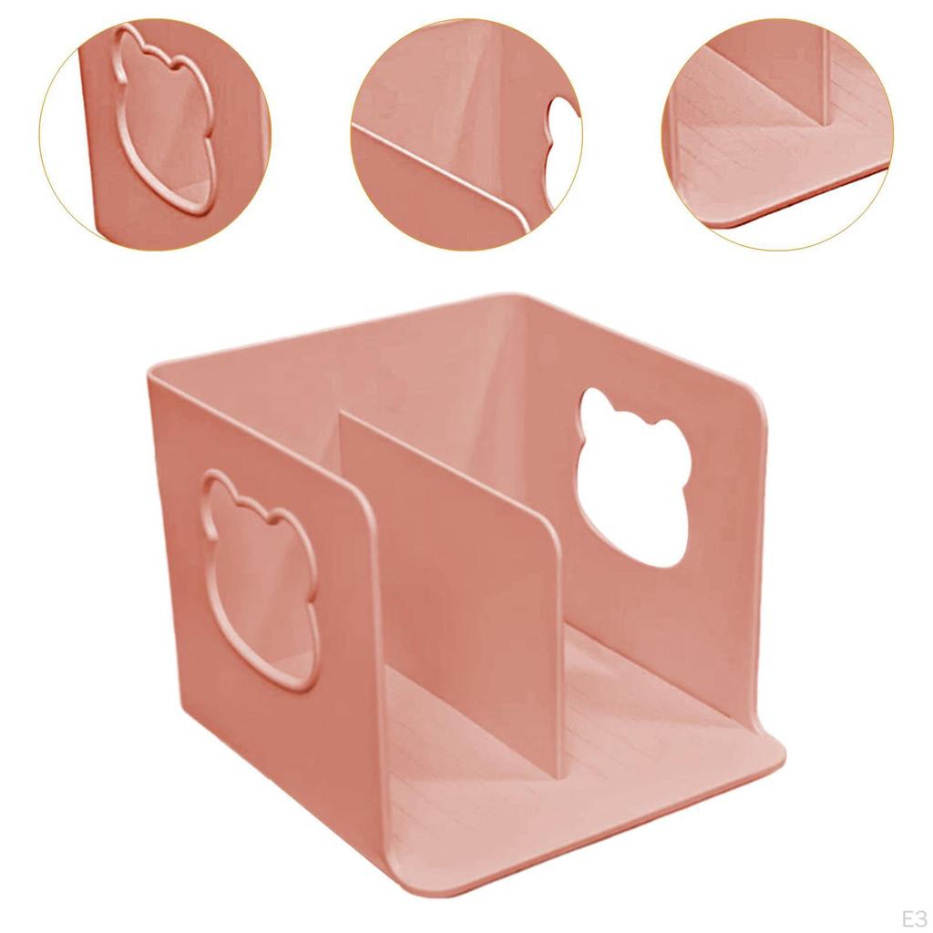 Desktop Book Holder File Sorter Shelf for Office Desk Indoor Study Room