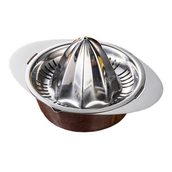 Manual Juicer Lemon Orange Squeezer Portable Hand Press Stainless Steel Citrus Juicer for Home Kitchen