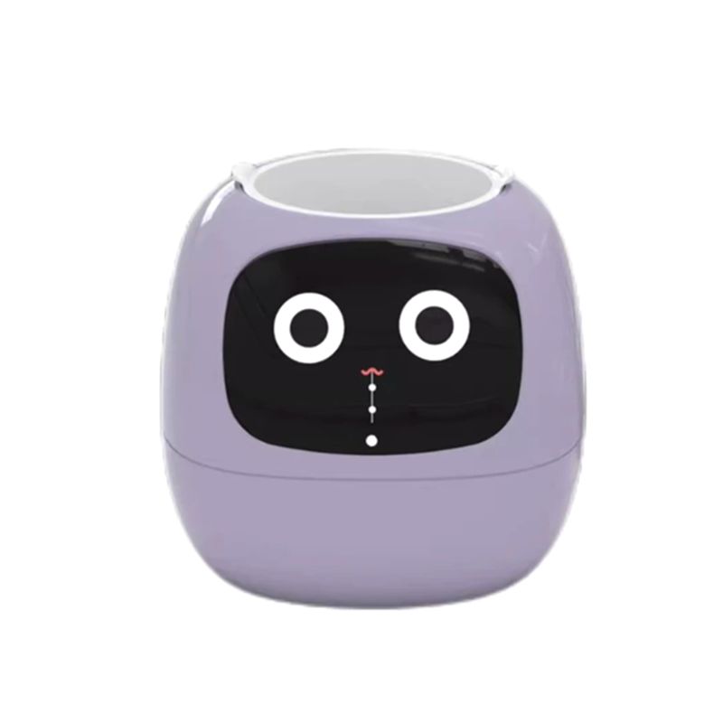 

ABJI-AI Pet Flowerpot Planting Robot 7 Smart Sensors Smart Planter Plant Time Temperature Display Flower Pots фиолетовый