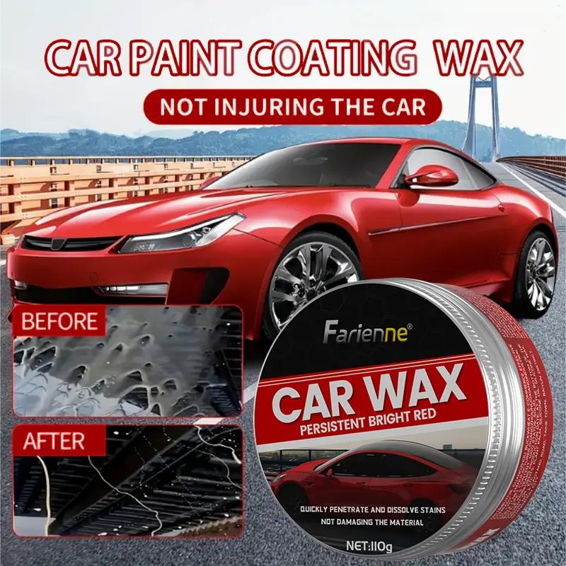Red Car Paint Wax-Used for Body Polishing To Remove Scratche,enhance Gloss,protection,restoring Your Car To a Perfect Appearance
