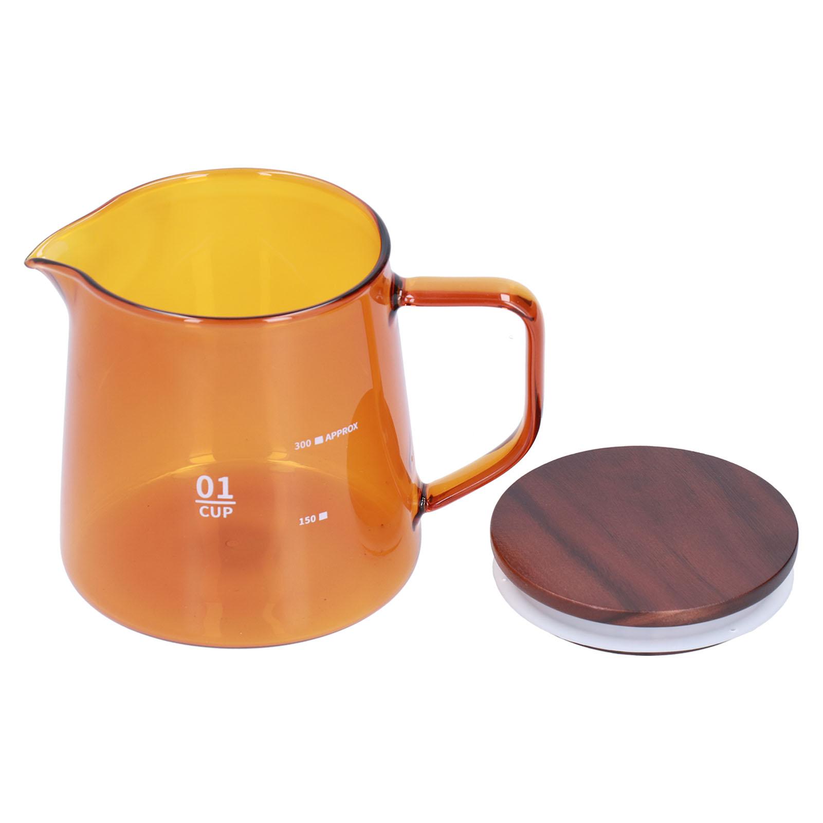 

Tea Cup Borosilicate Glass 300ml 11.9oz Heat Resistant Household Coffee Mug Water Container with LidBrown коричневый