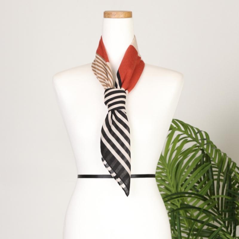 Shop   Mini Square Scarf Green Drn Wsc 0367