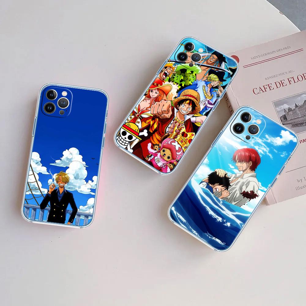 One Piece Cool Soft Shell Transparent Phone Case for Motorola Moto Edge 20 30 40 50 S30 Fusion Ultra Pro Neo Lite + G200 G23