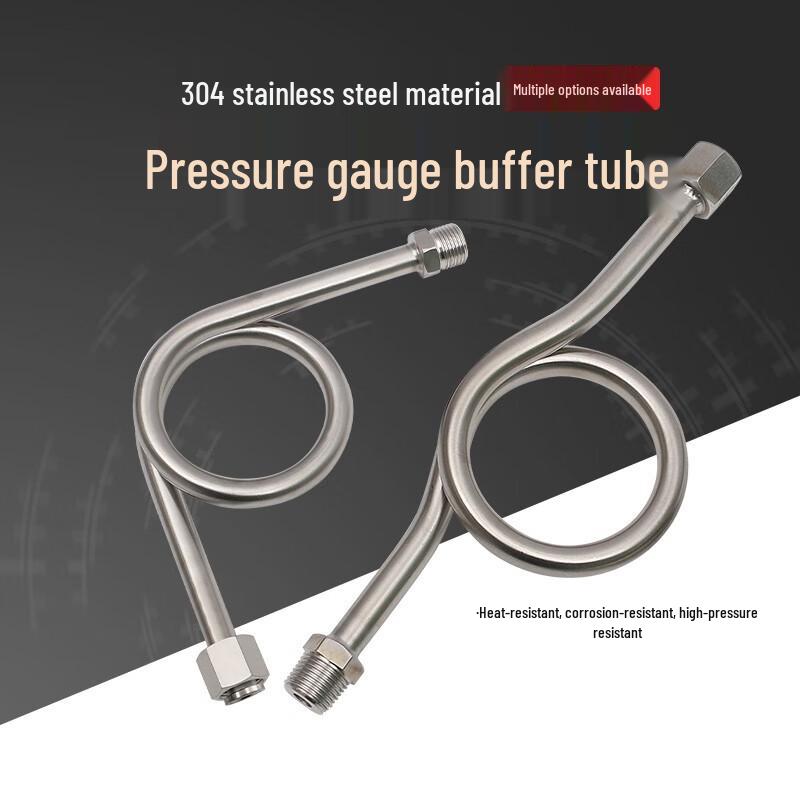 304 Stainless Steel Pressure Gauge Buffer Tube