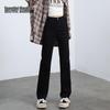 Beautiful Wardrobe Women's Slim Straight High-Waist Jeans