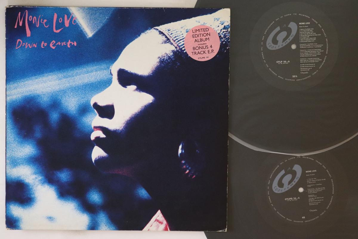 

LP Record MONIE LOVE Down To Earth CTLPD14 COOLTEMPO 1990 UK Rap HipHopRB Used