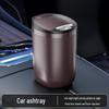 High-End Metal Car Ashtray with Lid: Anti-Drop Ornament for Car Interior