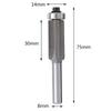 1PC 8mm Shank 4 Teeth Extra Long Flush Trim Router Bit Bearing Woodworking Milling Cutter